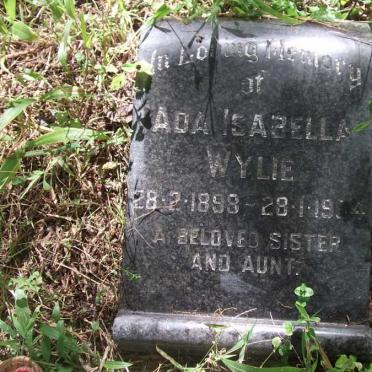 WYLIE Ada Isabella 1898-1984