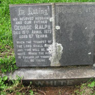 WHITE George Ralph -1973