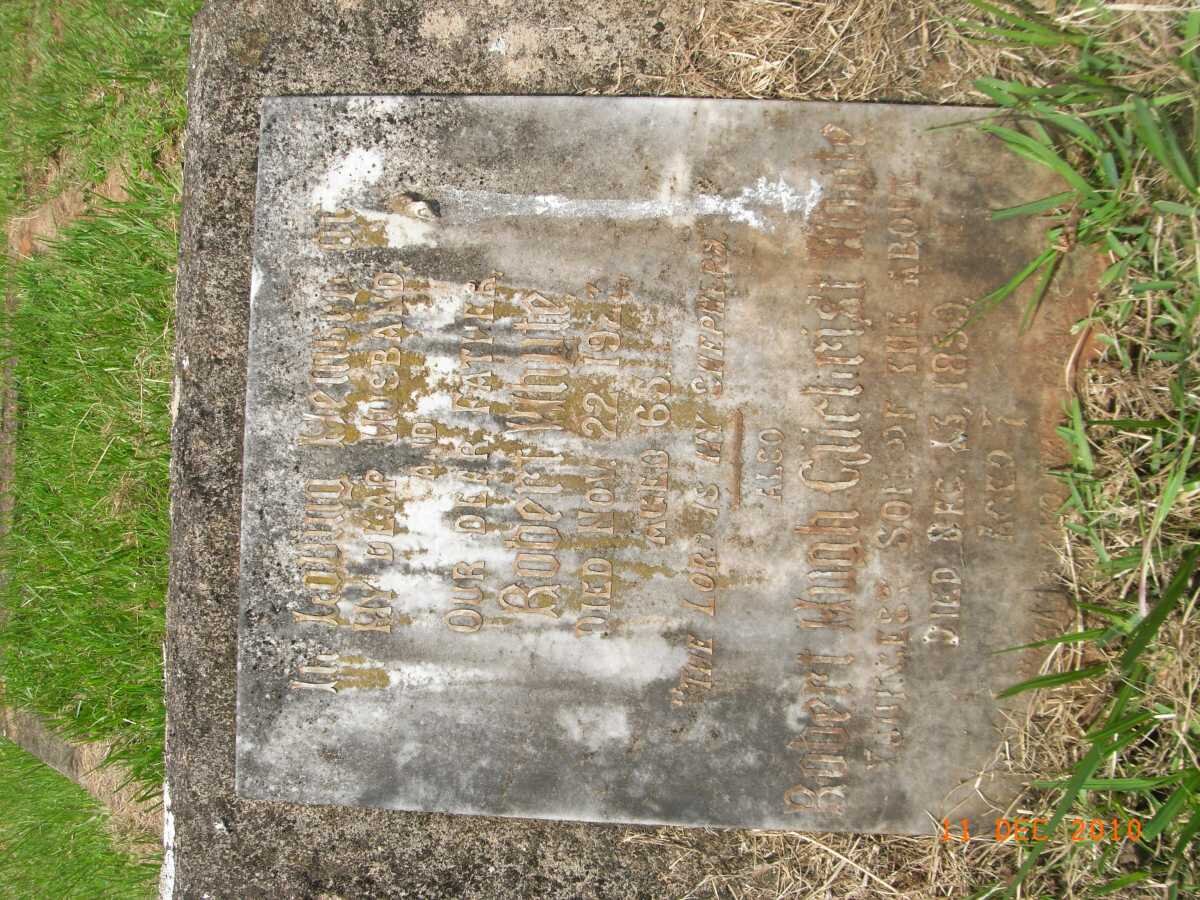 WHYTE Robert -1923 :: WHYTE Robert Hugh Gilchrist -1890