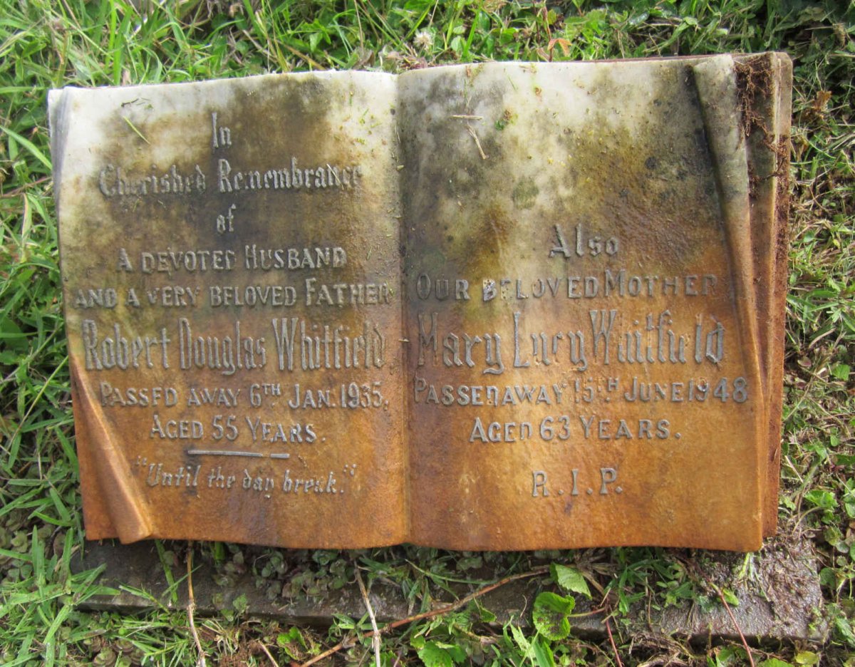 WHITFIELD Robert Douglas -1935 &amp; Mary Lucy -1948