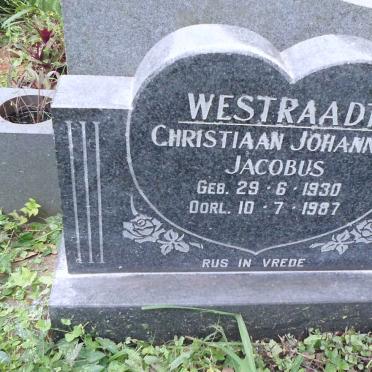 WESTRAADT Christiaan Johannes Jacobus 1930-1987