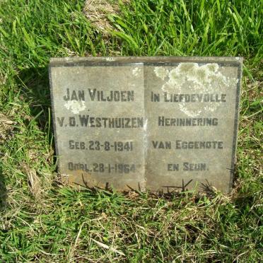 WESTHUIZEN Jan Viljoen, v.d. 1941-1964