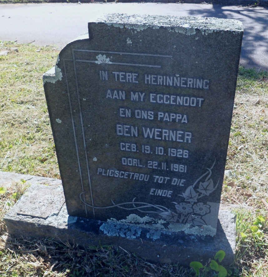 WERNER Ben 1926-1961