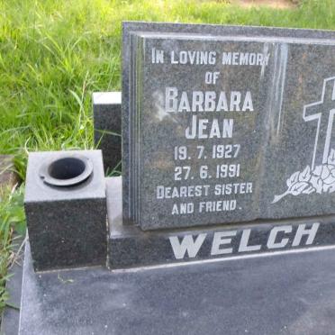 WELCH Barbara Jean 1927-1991