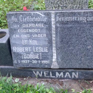 WELMAN Robert Leslie 1937-1986