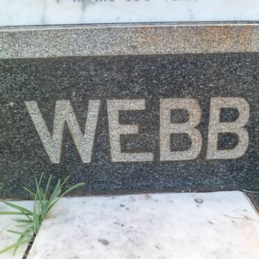 WEBB Walter Edwin -1937 &amp; Elizabeth Frances -1934 :: WEBB Kenneth Frederick -1956 :: WEBB Walter Herbert -1977