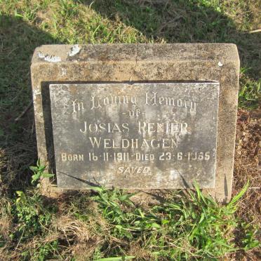 WELDHAGEN Josias Renier 1911-1965