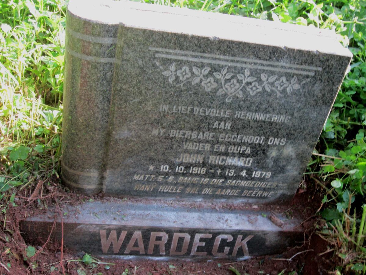 WARDECK John Richard 1918-1979