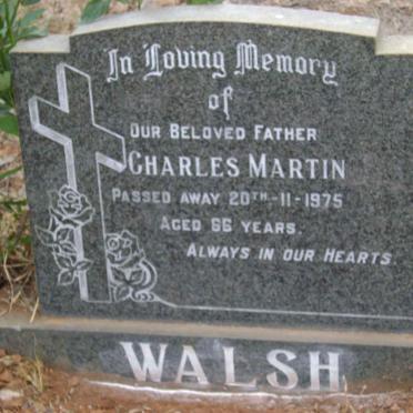 WALSH Charles Martin -1975