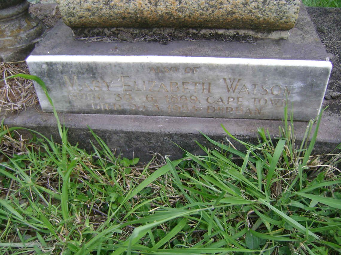 WATSON James Arthur 1867-1940 &amp; Mary Elizabeth 1869-1953