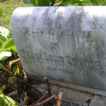 ZENKER Frank Louis 1916-1945