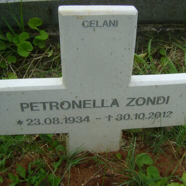 ZONDI Petronella 1934-2012