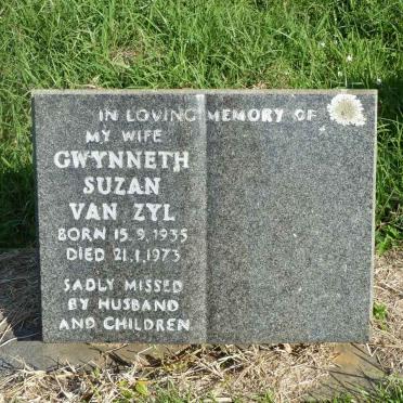 ZYL Gwynneth Suzan, van 1935-1973