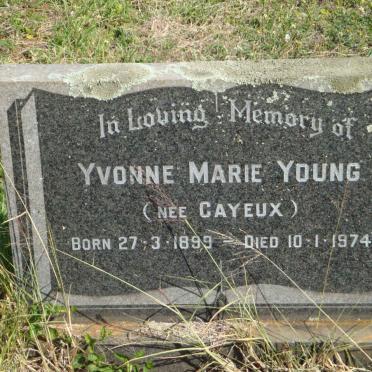 YOUNG Yvonne Marie nee CAYEUX 1899-1974