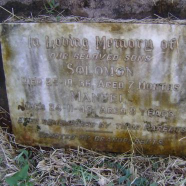 ? Solomon -1936 :: ? Manuel -1945