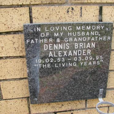 ALEXANDER Dennis Brian 1953-1995