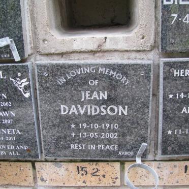 DAVIDSON Jean 1910-2002