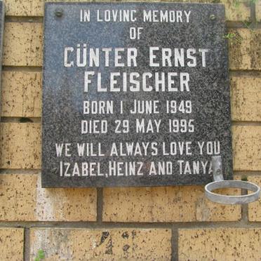 FLEISCHER Gunter Ernst 1949-1995