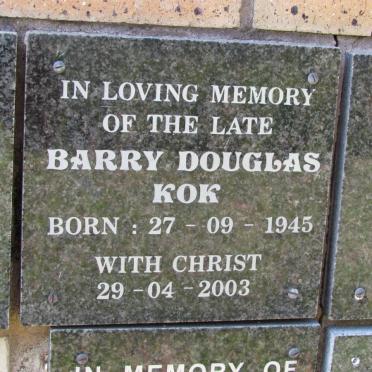 KOK Barry Douglas 1945-2003