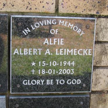 LEIMECKE Albert A. 1944-2003