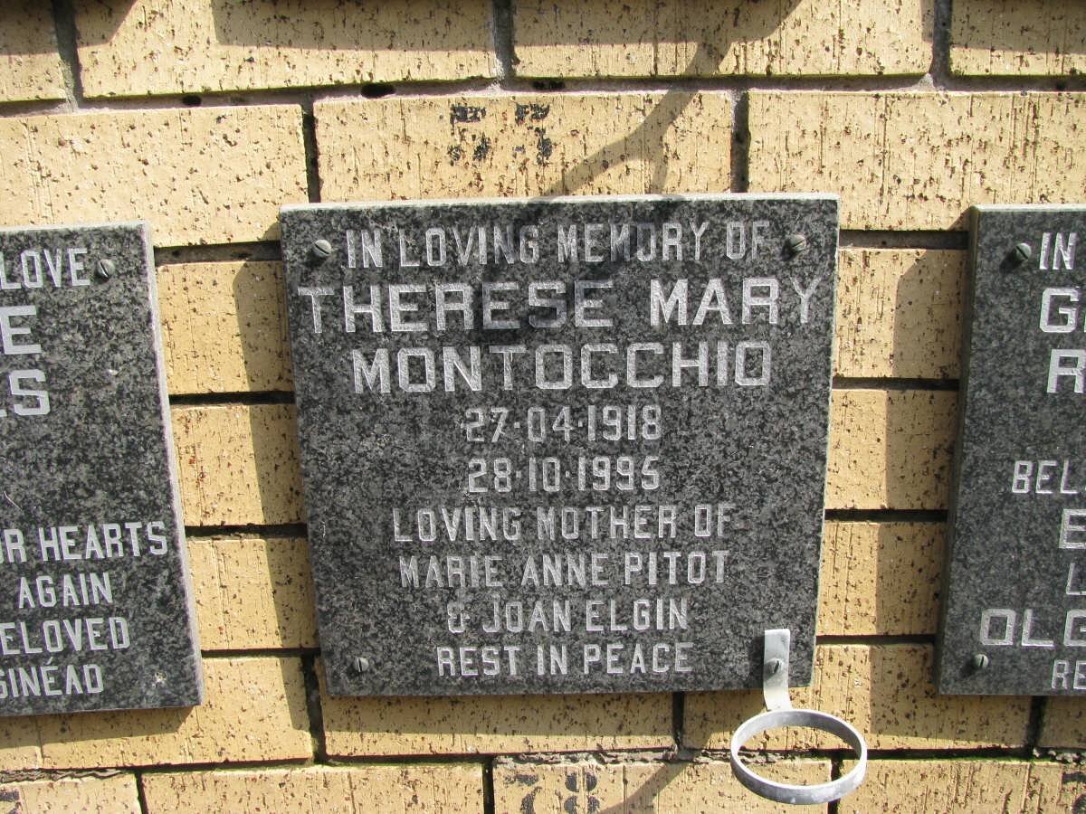 MONTOCCHIO Therese Mary 1918-1995