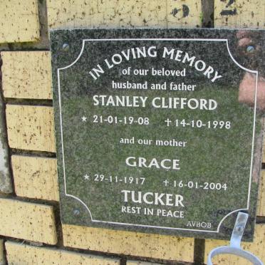 TUCKER Stanley Clifford 1908-1998 &amp; Grace 1917-2004 