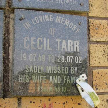 TARR Cecil 1949-2002