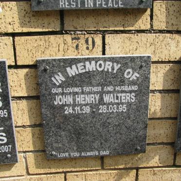 WALTERS John Henry1939-1995