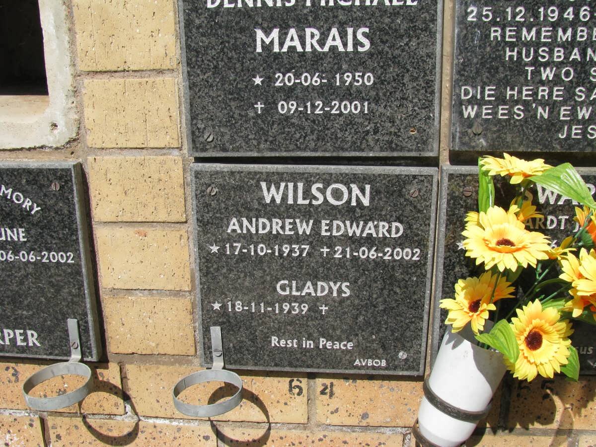 WILSON Andrew Edward 1937-2002