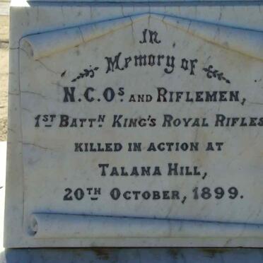 2. N.C.O.'s and Riflemen, 1st Battalion King's Royal Rifles