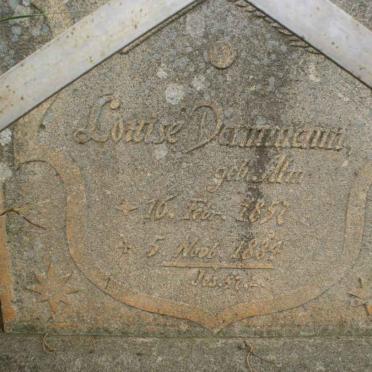 DAMMANN Louise nee ALM 1857-1884