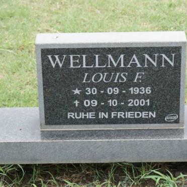 WELLMANN Louis F. 1936-2001