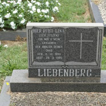 LIEBENBERG Lina nee STEGEN 1890-1986