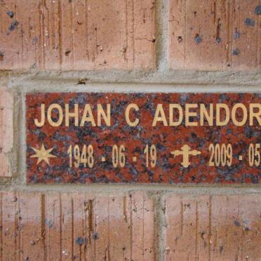 ADENDORFF Johan C. 1948-2009