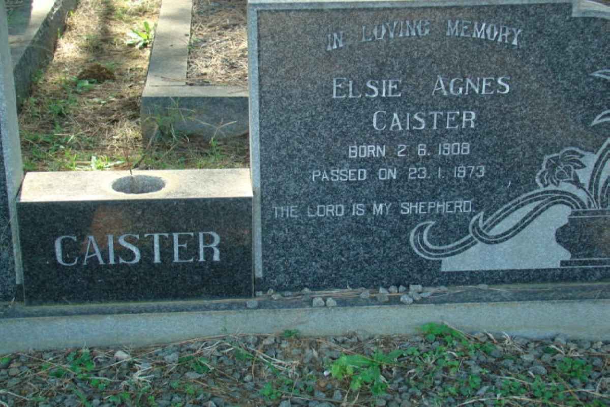 CAISTER Elsie Agnes 1908-1973