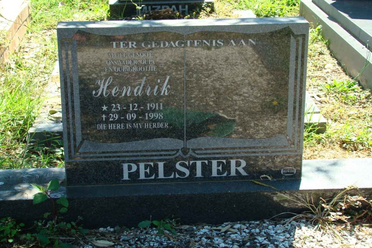 PELSTER Hendrik 1911-1998