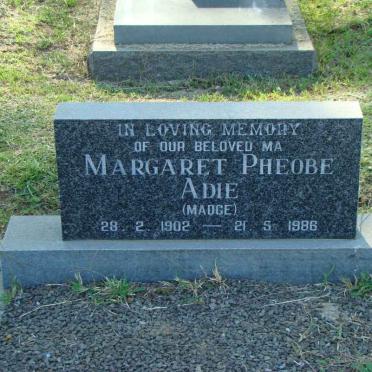 ADIE Margaret Phoebe 1902-1986