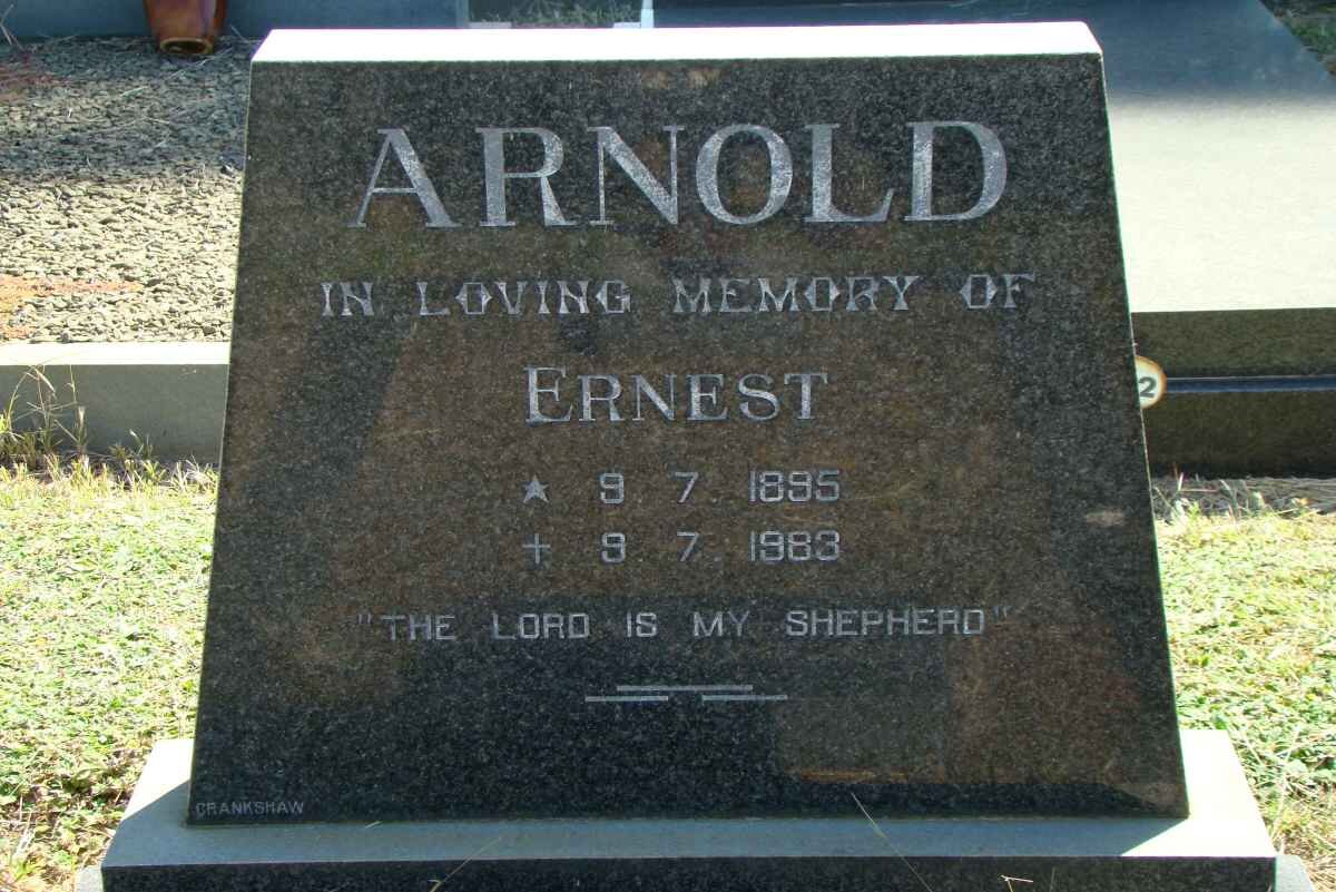 ARNOLD Ernest 1895-1983