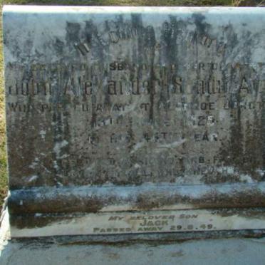 AIRTH John Alexander Sandy -1925 :: AIRTH Jack -1949