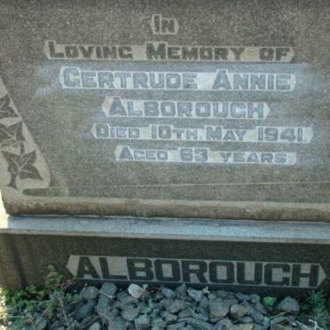 ALBOROUGH Gertrude Annie  -1941
