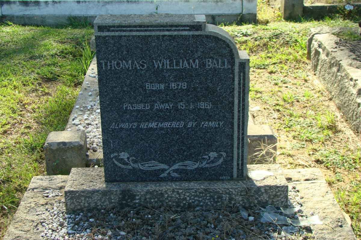 BALL Thomas William 1878-1961