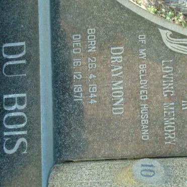 BOIS Draymond, du 1944-1971