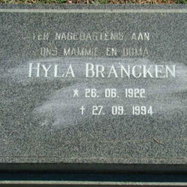 BRANCKEN Hyla 1922-1994