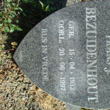 BEZUIDENHOUT Frans J. 1932-1997