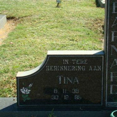 BARNARD Tina 1939-1985