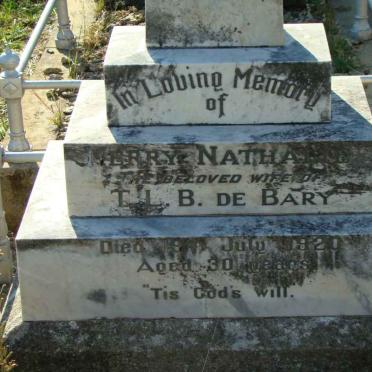 BARY Jerry Nathan, de -1920