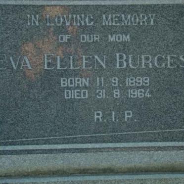 BURGESS Eva Ellen 1899-1964