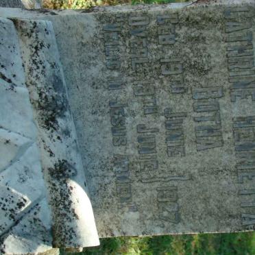 BOTHA Cathrine Henrietta 1927-1927