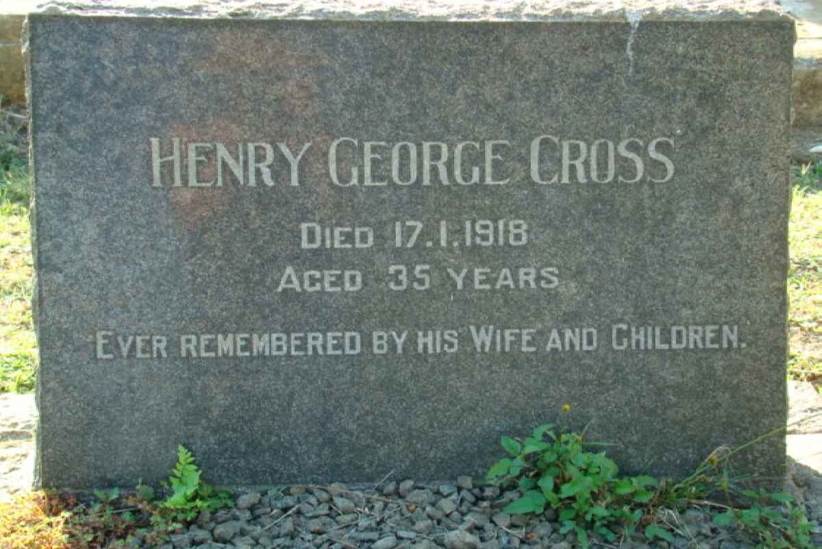 CROSS Henry George -1918