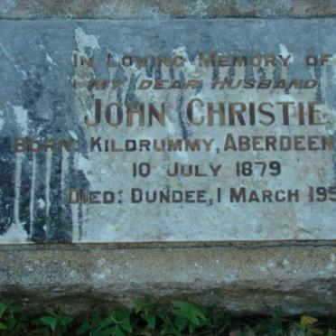 CHRISTIE John 1879-1951